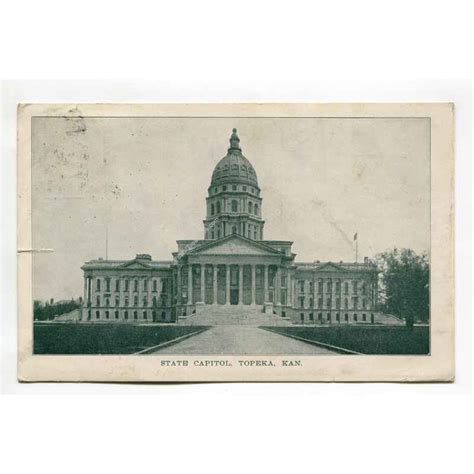 State Capitol Topeka Kansas Postcard
