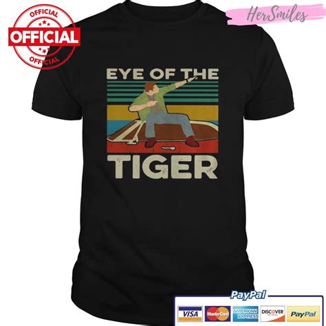 Supernatural Dean Winchester Eye Of The Tiger Vintage Shirt Hersmiles