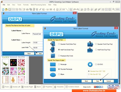 Just remember that whatever you come up with, they'll love it because it was made by you. Screenshots of Greeting card maker software to design ...