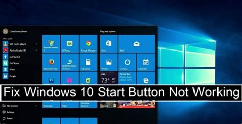 Windows 10 Taskbar And Start Button Not Working Solved Windows 10