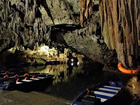 Boats In Diros Caves Peloponnese Greece Joop Van Meer Flickr