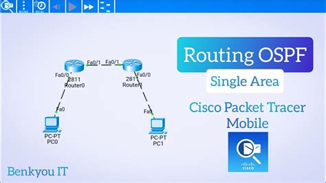 Konfigurasi Routing Ospf Single Area Cisco Packet Tracer Mobile Youtube
