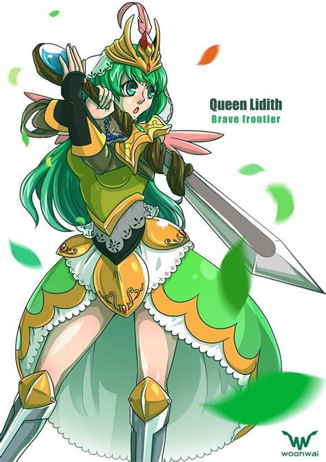 Lidith Brave Frontier Mobile Video Video Game Surprise Fanart