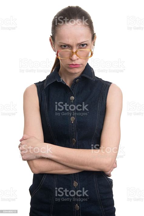 Angry Strange Nerd Girl Stock Photo Download Image Now 30 39 Years