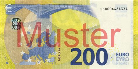 200 Euro Banknote Deutsche Bundesbank