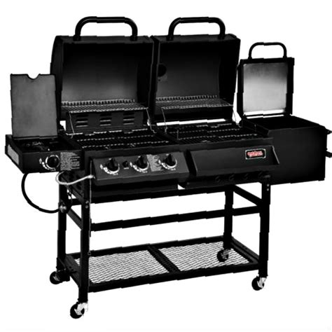 The top 5 best rated portable gas bbq grills in 2020 | foodal. Hybrid Gas And Charcoal Grill BBQ Smoker Box Combo ...