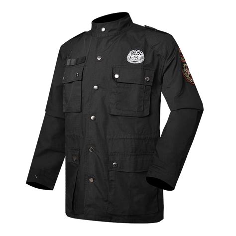 Police Uniform Dark Blue Black Color Tc 6535 210gsm Puxx05