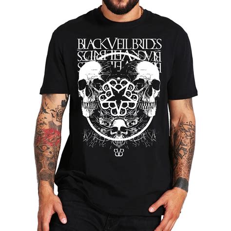 Camiseta algodão Black Veil Brides bvsk Shopee Brasil