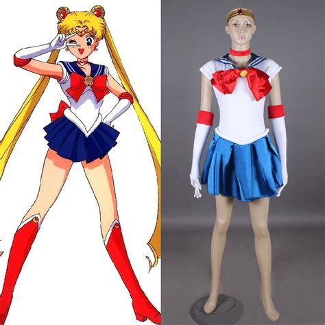 Cosplaydiy Womens Dress Sailor Moon Dress Cosplay Halloween Costume