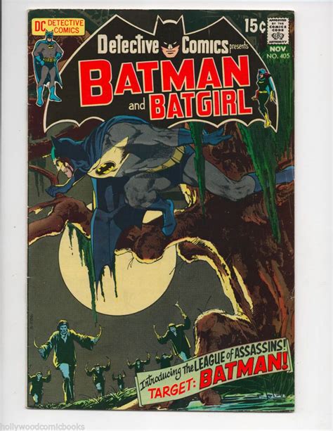Detective Comics 405 1st Appearance League Of Assassins Dc Batman Neal Adams 1970 Vg Comics