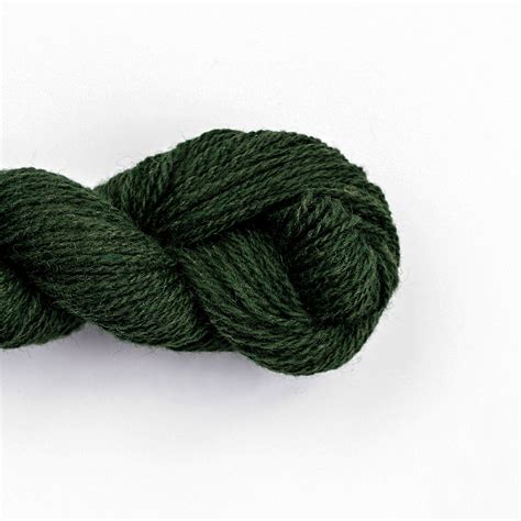 Wool Yarn100 Natural Knitting Crochet Craft Supplies Dark Green