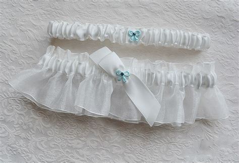 Wedding Accessories Sexy Lace Bowknot Bridal Garter Kit Ivory White