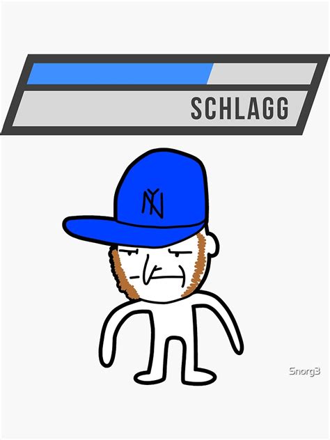 Jschlatt Schlagg Design Sticker For Sale By Snorg3 Redbubble