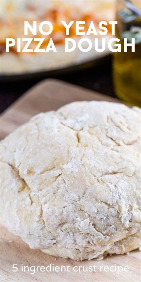 Pizza Dough Recipe No Yeast Self Rising Flour