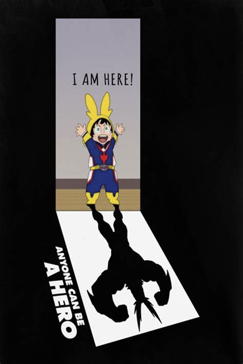 I Am Here Midoriya Izuku My Hero Academia Poster Anime Room Awesome