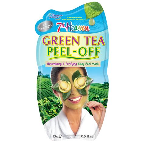 7th Heaven Green Tea Peel Off Face Mask 03 Fl Oz