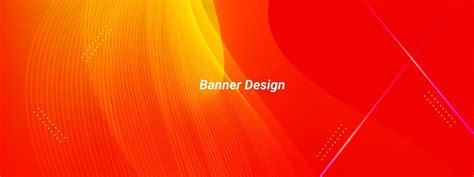 Modern Stylish Red Abstract Geometric Elegant Banner Pattern Background