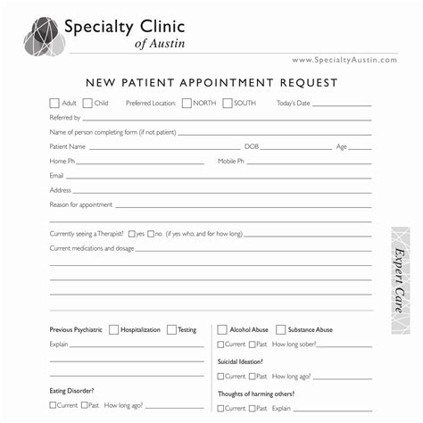New Patient Intake Sheet Template Printable Medical Forms Letters Vrogue