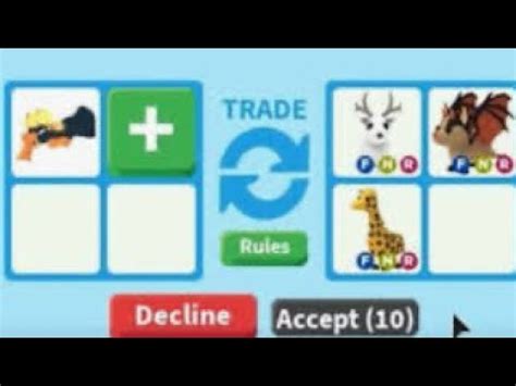 • (the photo belongs to me; Amazing Trades In Adopt Me - YouTube