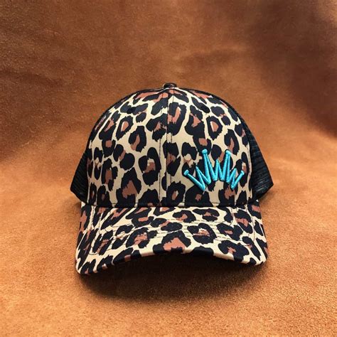 Trucker Hat Leopard Print Best Ever Pads