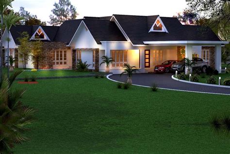 Best Kerala Style House Planed In Single Storey Modern Single Floor