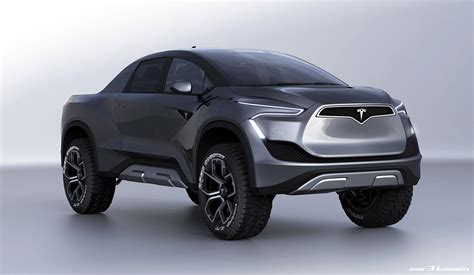 Wed Love To See Teslas Blade Runner Pickup Look Like This