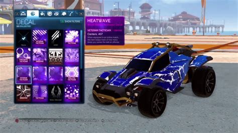 New Rocket League Twinzer Car Showcased With 14 Mystery Decals Youtube