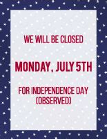 We did not find results for: Free Closed for 4th of July Sign Templates | Signs.com