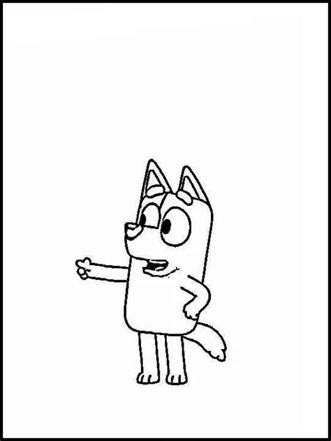 Bluey Coloring Pages Online Big Picture Profile Miniaturas