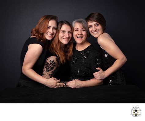 Mother And Daughters Portrait Dawn Portfolio Artifact Photography