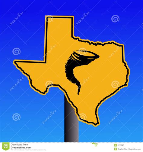 This is why tornado warning signs are extremely important and can often make the difference between life and death. Texas tornado warning sign stock vector. Illustration of ...