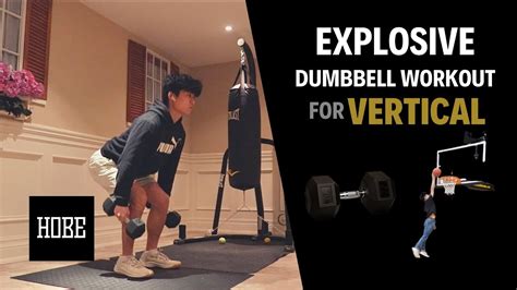 Explosive Dumbbell Exercises To Jump Higher Vertical Jump Youtube