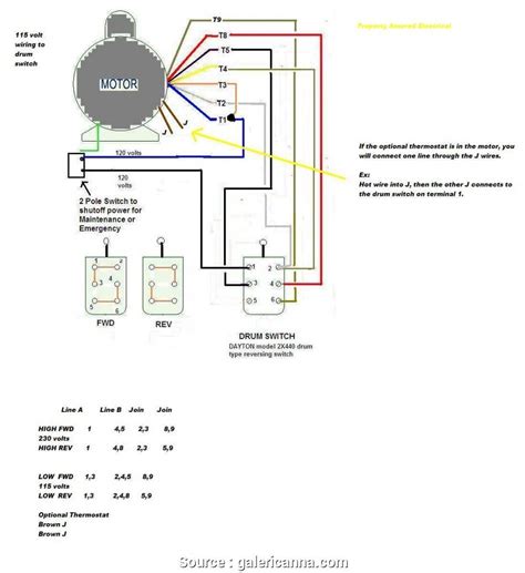 Motor Wiring Diagrams Single Phase