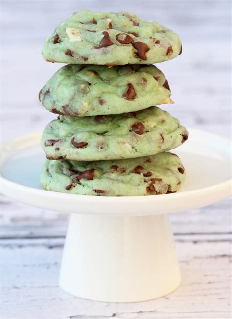 Mint Chocolate Chip Cookies Recipe Easy Diy Thrill
