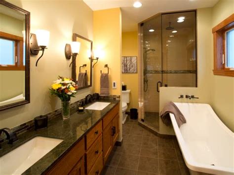 No remodel is complete until the finishing touches have been added — in. Zen Arts and Crafts Master Bathroom | Nancy Snyder | HGTV