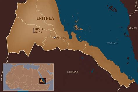 Eritrea On World Map Us Says Eritrean Forces Should Leave Tigray