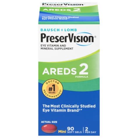 PreserVision AREDS Eye Vitamin Mineral Supplement Minigels Ct Marianos