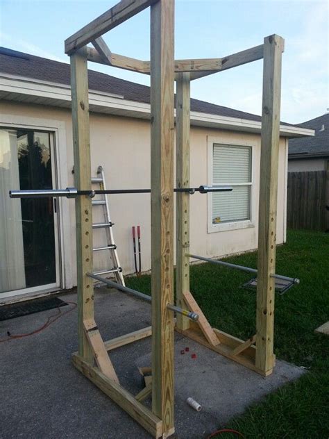 My New Power Rack Backyard Gym Outdoor Gym Diy Home Gym