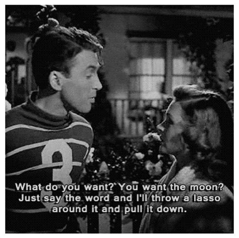 jimmy stewart and donna reed in it s a wonderful life 1946 love this scene in the movie