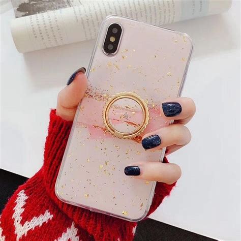 Lack Candy Color Marble Phone Case For Iphone Xs Max X Xr 8 7 6 6s Plus Back Cover Fashion Gold