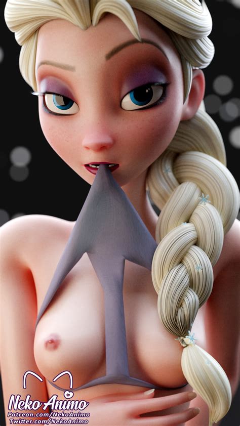 Rule 34 Blue Eyes Breasts Disney Elsa Frozen Frozen Film Naked