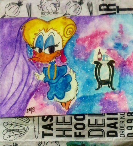 Brigitta Macbridge With Galaxy Background Duck Tales Amino