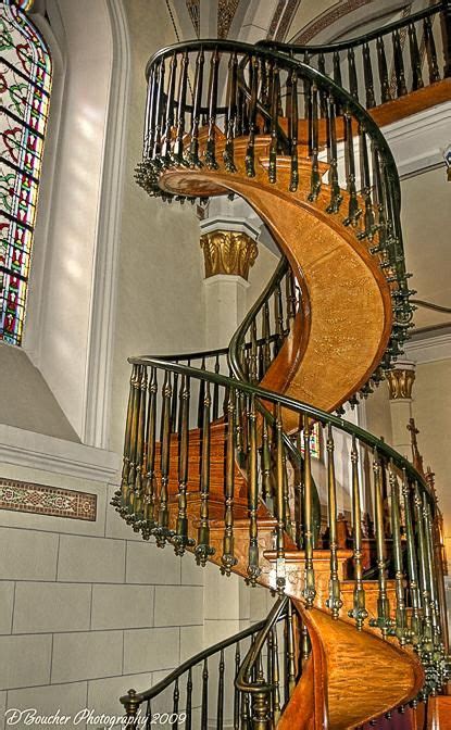 The Miraculous Staircase Of The Loretto Chapel Santa Fe Nm