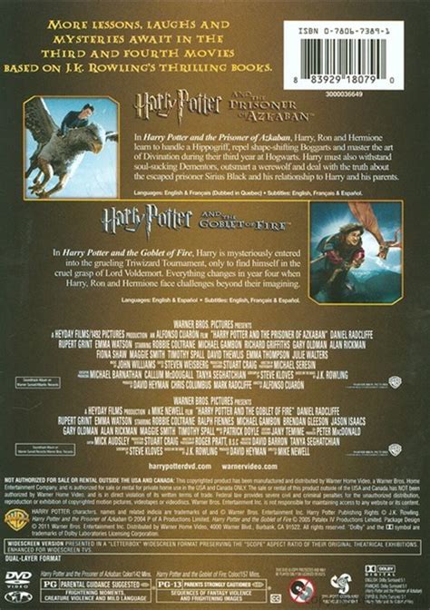 Harry Potter Years 3 And 4 Double Feature Dvd Dvd Empire