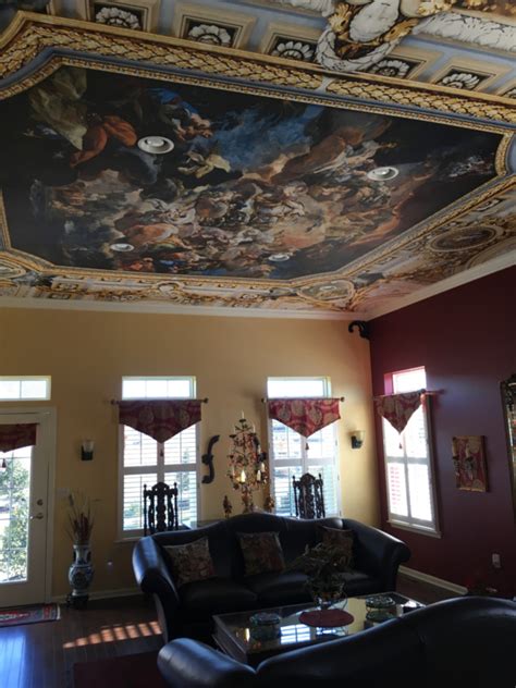 See more ideas about ceiling, fresco, barrel ceiling. Ceiling FRESCO | Ceiling Wallpaper | Behangfabriek