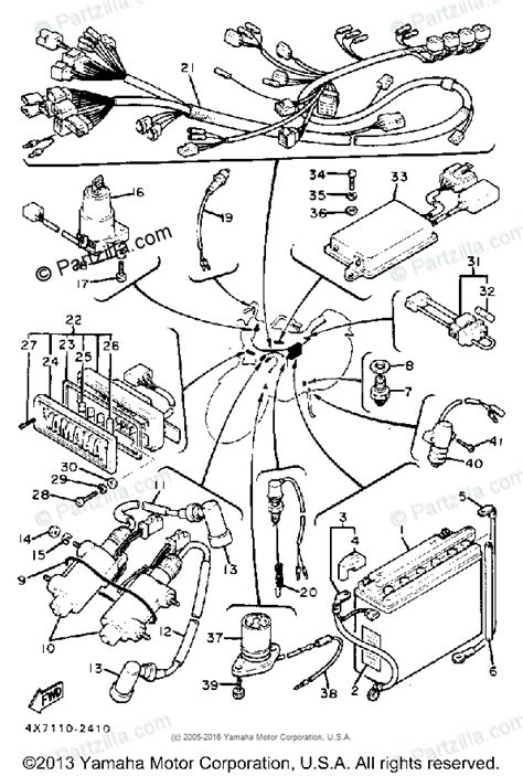 Motorcycle yamaha tenere 700 2020 service manual. Yamaha Motorcycle 1982 OEM Parts Diagram for Electrical ...