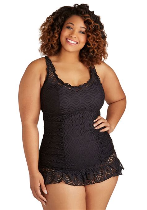 One Piece Swimwear Is More Attractive Than Many People Think Plus Size Swimwear
