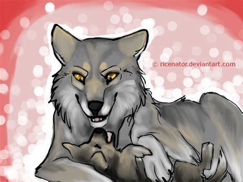 Mother Wolf By Squishymew On Deviantart