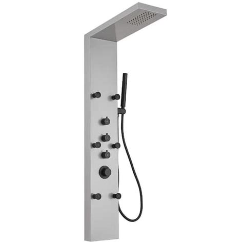 Bwe 6 Jet Rainfall Shower Tower Shower Panel System With Rainfall