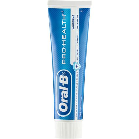 Oral B Pro Health Whitening Toothpaste 130g Woolworths